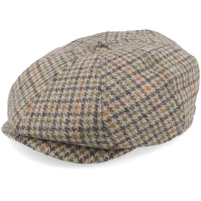 ブリクストン Brixton 【 Brood Oatmeal/Charcoal Houndstooth Snap Cap Men Grey 】 キャップ 帽子 メンズ 灰色 グレー