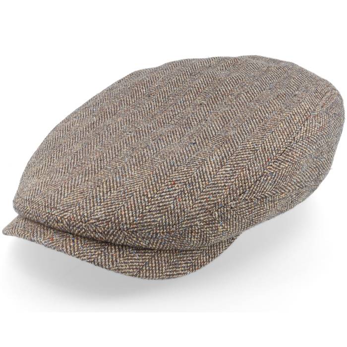 ステットソン Stetson 【 Driver Cap Silk Brown Flat Cap Men Brown 】 キャップ 帽子 茶色 ブラウン メンズ 茶色 ブラウン｜スニケス