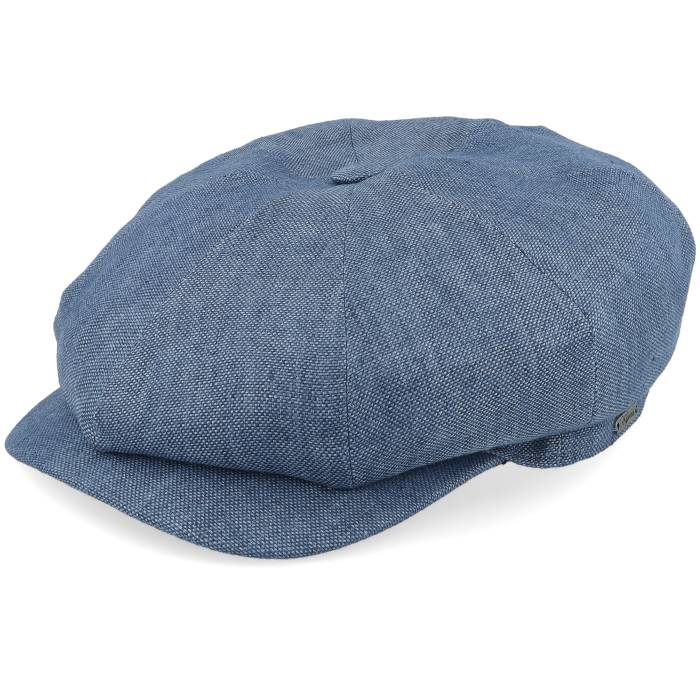 【★百貨店SALE★6/11十二時2時迄】【 Retro Cap Denim Blue Newsboy Flat Cap Men Blue 】 レトロ 旗がしら かぶり笠 ジーンズ 青み 青色 メンズ 青み 青色