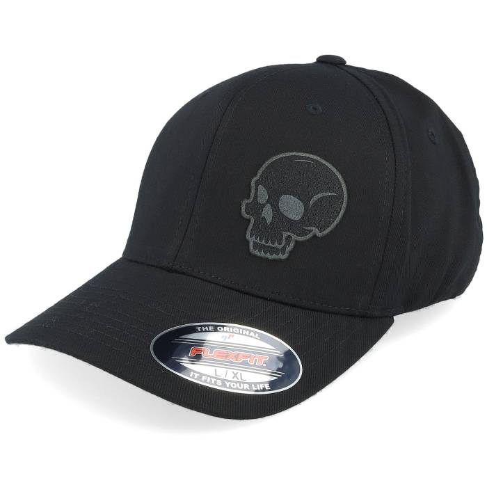アイコニック Iconic 【 Skull Engraved Wooly Combed Black Flexfit Men Black 】 黒色 ブラック メンズ 黒色 ブラック｜スニケス