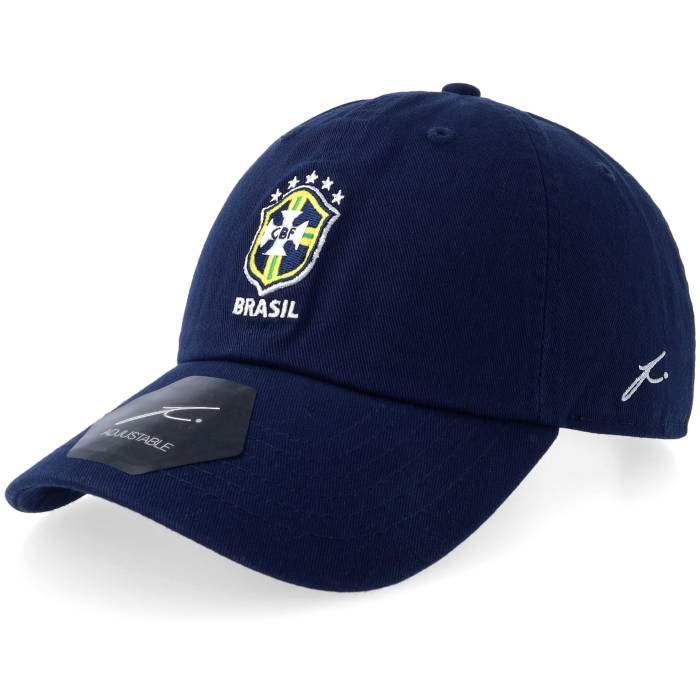 Fan Ink 【 Football Beyond Borders Brazil Navy Dad Cap Men Blue 】 フットボール 紺色 ネイビー キャップ 帽子 メンズ 青色 ブルー|スニケス