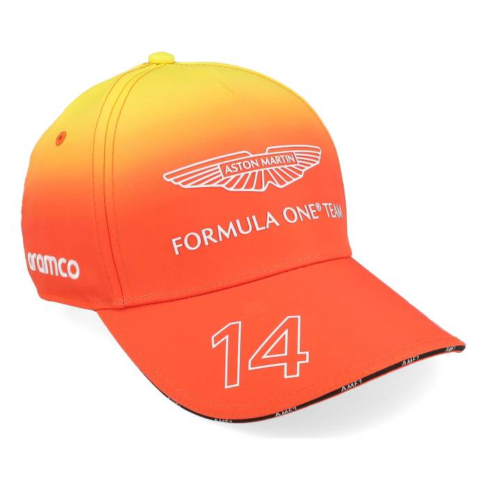 Formula One 【 Aston Martin F1 24 Alonso Special Edition Barcelona Gradient Sunrise A-Frame Adjustable Men Orange 】 special 特別 メンズ orange 橙・オレンジ色