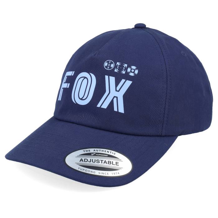稲荷 Fox 【 Glyph Hat Midnight Dad Cap Men Blue 】 旗がしら かぶり笠 メンズ 青味 青み