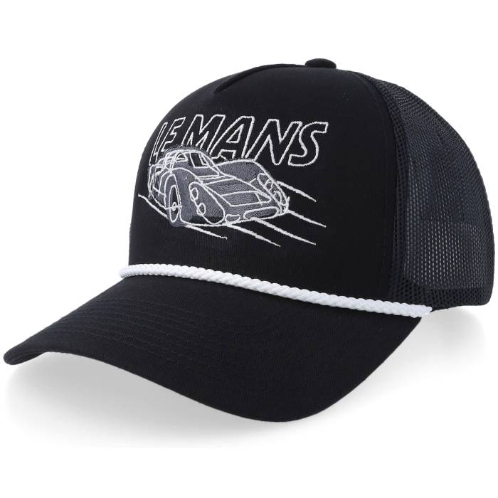 Gearshift 【 Race Car Le Mans City Rope Black/White A-Frame Trucker Men Black 】 シティ トラッカー メンズ 黒色 ブラック|スニケス