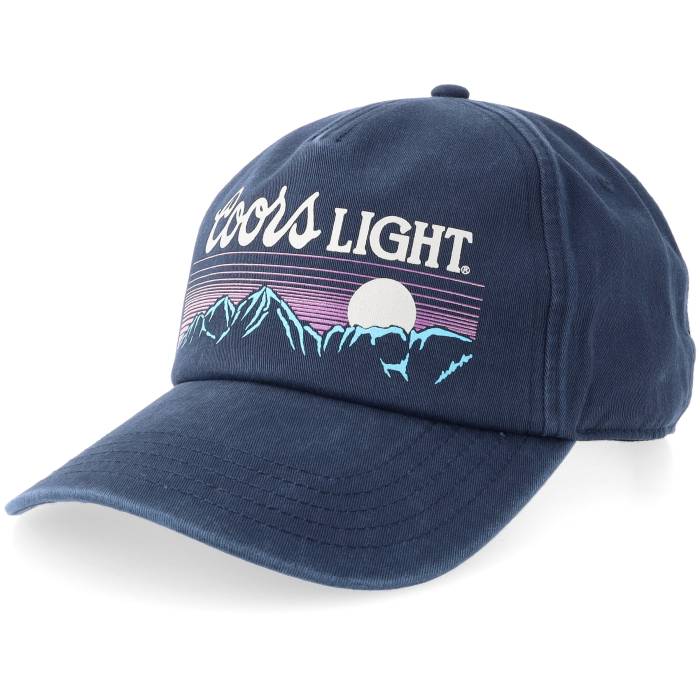 アメリカン針 American Needle 【 Coors Light Walker Navy A-Frame Adjustable Men Blue 】 紺色 米国海軍 メンズ 青味 青み