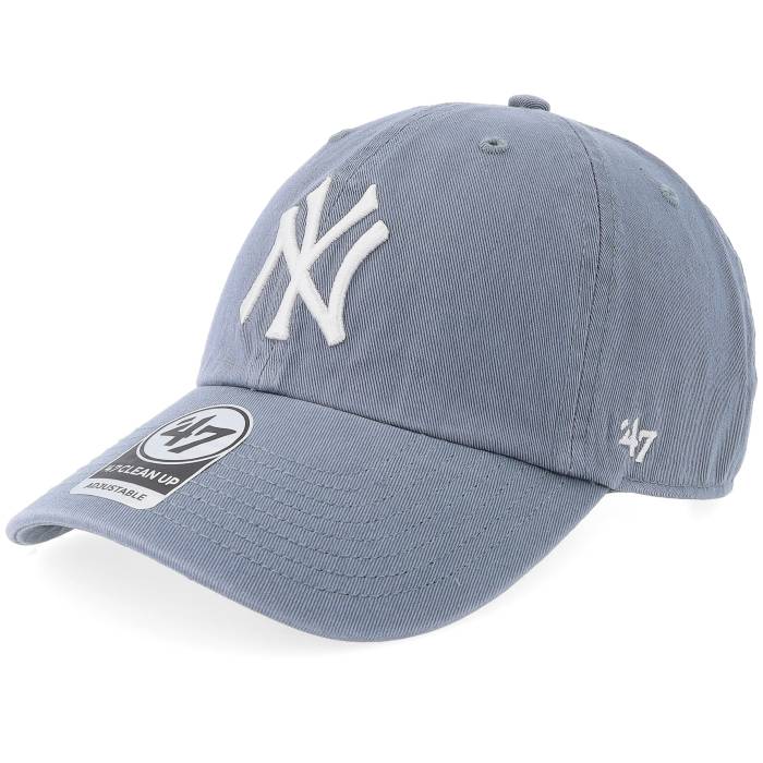 フォーティーセブンブランド 47 Brand 【 New York Yankees Clean Up Basalt/White Dad Cap Men Grey 】 ヤンキース キャップ 帽子 メンズ 灰色 グレー|スニケス
