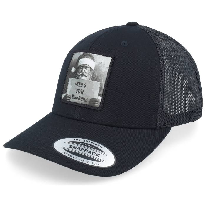 Ho-Ho-Hats 【 Hobo Santa Need Cash For Benz Black Trucker Men Black 】 黒色 ブラック トラッカー メンズ 黒色 ブラック｜スニケス
