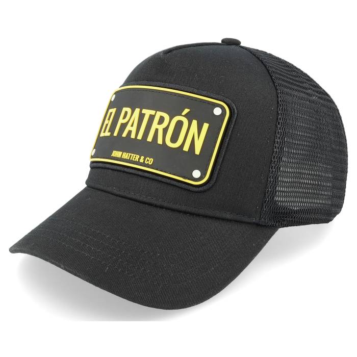 John Hatter & Co 【 El Patron Black Trucker Men Black 】 黒色 ブラック トラッカー メンズ 黒色 ブラック