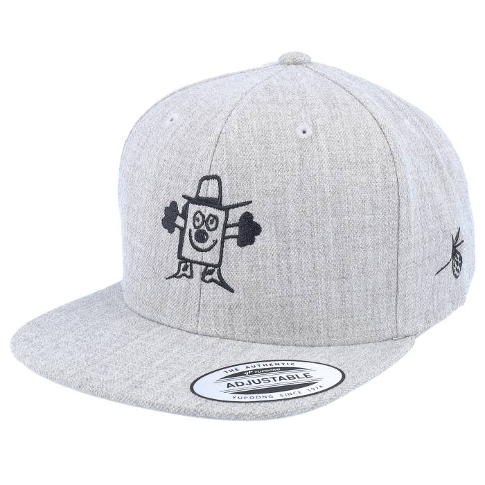 Kiddo Cap 【 Bindle Boxman Heather Grey Snapback Kids Grey 】 heather ヘザー 灰色 グレー Snapback スナップバック バッグ ジュニア キッズ 灰色 グレー｜スニケス