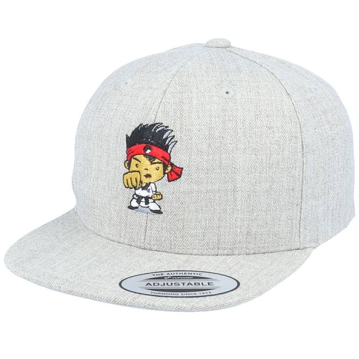 Kiddo Cap 【 Kids Fighter Kid Heather Grey Snapback Kids Grey 】 ファイター heather ヘザー 灰色 グレー Snapback スナップバック バッグ ジュニア キッズ 灰色 グレー｜スニケス