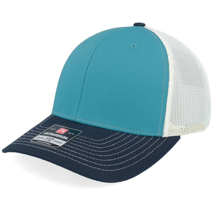 Richardson 【 112 Tri Blue Teal/Birch/Navy Trucker Men Blue 】 青色 ブルー トラッカー メンズ 青色 ブルー 15,015円