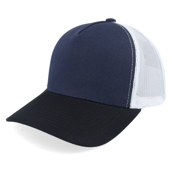 Equip 【 Blank Navy/White/Black A-Frame Trucker Men Blue / Black 】 トラッカー メンズ 青色 ブルー 黒色 ブラック