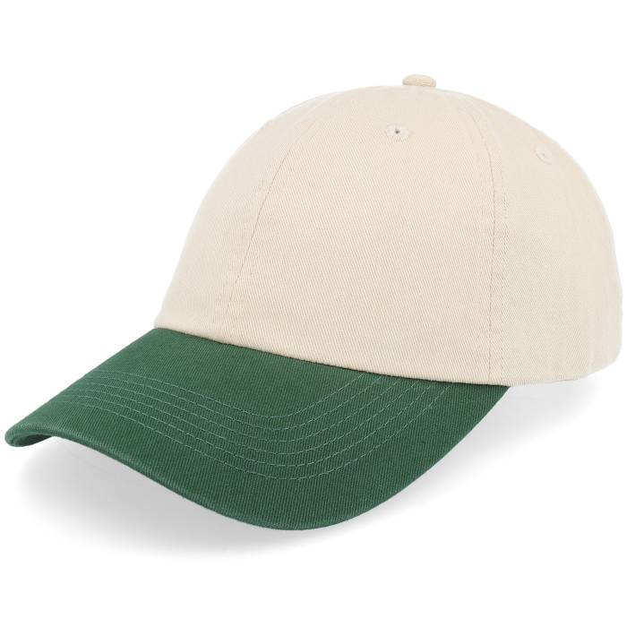 Equip 【 Stone Washed Stone/Dark Green Dad Cap Men Beige 】 green 緑・グリーン キャップ 帽子 メンズ ベージュ
