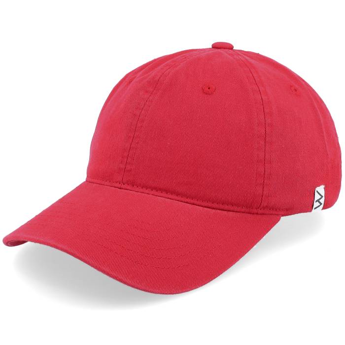 【★百貨店SALE★6/11夜夜中2時迄】Wei 【 Wai Washed Red Mom Cap Women Red 】 Red 赤・赤いこと 旗がしら かぶり笠 レディース Red 赤・赤いこと