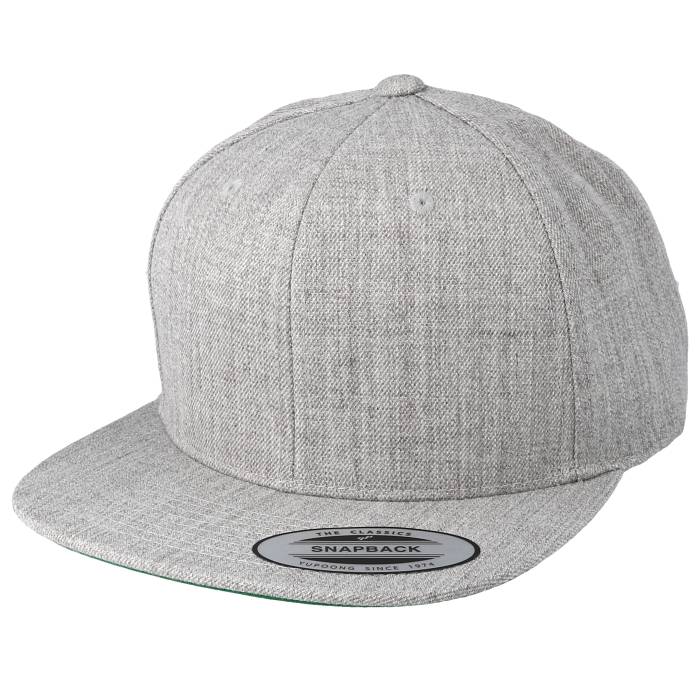 ユーポン Yupoong 【 Heather Grey Snapback Men Grey 】 heather ヘザー 灰色 グレー Snapback スナップバック バッグ メンズ 灰色 グレー