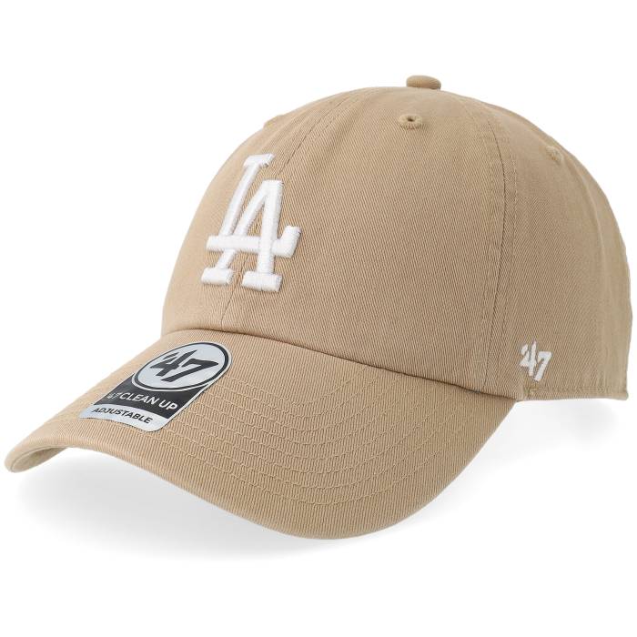 フォーティーセブンブランド 47 Brand 【 Los Angeles Dodgers Mlb Clean Up Khaki Dad Cap Men Beige 】 ドジャース カーキ キャップ 帽子 メンズ ベージュ|スニケス