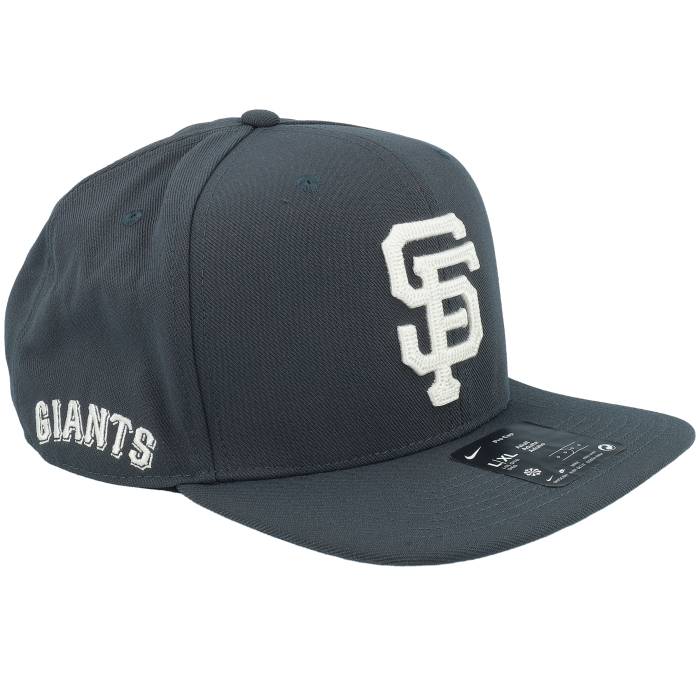 Nike Mlb 【 San Francisco Giants Statement Dri-Fit Pro Anthracite Snapback - Nike Men Grey 】 ジャイアンツ 素っ気ない相応う 労働者階級 Snapback スナップバック 御徒面子 メンズ 薄墨色 薄墨色