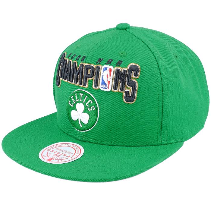 ミッチェル&ネス Mitchell & Ness 【 Boston Celtics Champs 08 Hwc Green Snapback Men Green 】 ボストン セルティックス green 緑・グリーン Snapback スナップバック バッグ メンズ green 緑・グリーン