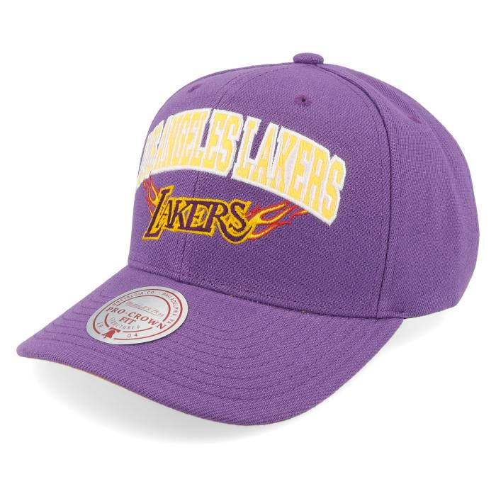 ミッチェル\u0026ネス Mitchell \u0026 Ness 【 Los Angeles Lakers Motor Graphic Pro Crown Purple Adjustable Men Purple 】 Lakers レイカーズ グラフィック 労働者階級 Purple 紫・パープル メンズ Purple 紫・パープル