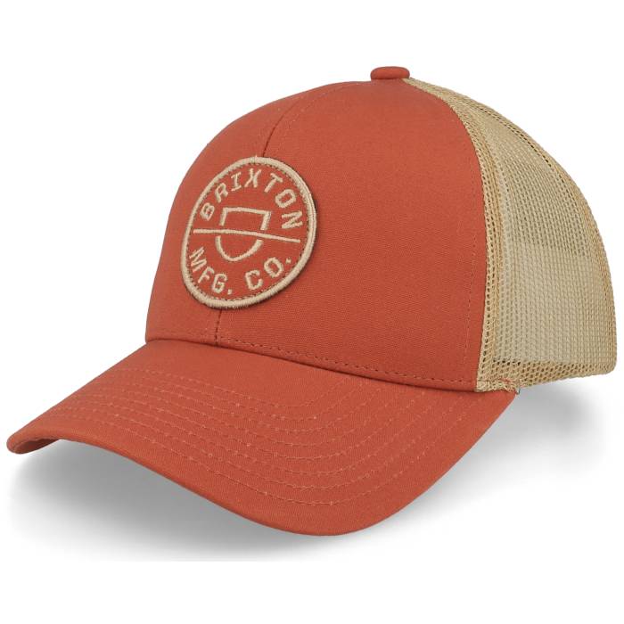 ブリクストン Brixton 【 Crest X Mesh Phoenix Orange/Mojave Trucker Men Orange 】 フェニックス トラッカー メンズ orange 橙・オレンジ|スニケス