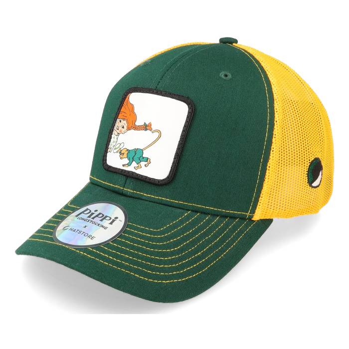 Pippi Longstocking 【 Pippi Mr Nilsson Green/Yellow Trucker Men Green 】 トラッカー メンズ green 緑・グリーン|スニケス