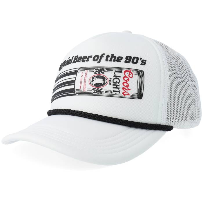 アメリカンニードル American Needle 【 Coors Light Foamy Roscoe White A-Frame Trucker Men White 】 白色 ホワイト トラッカー メンズ 白色 ホワイト
