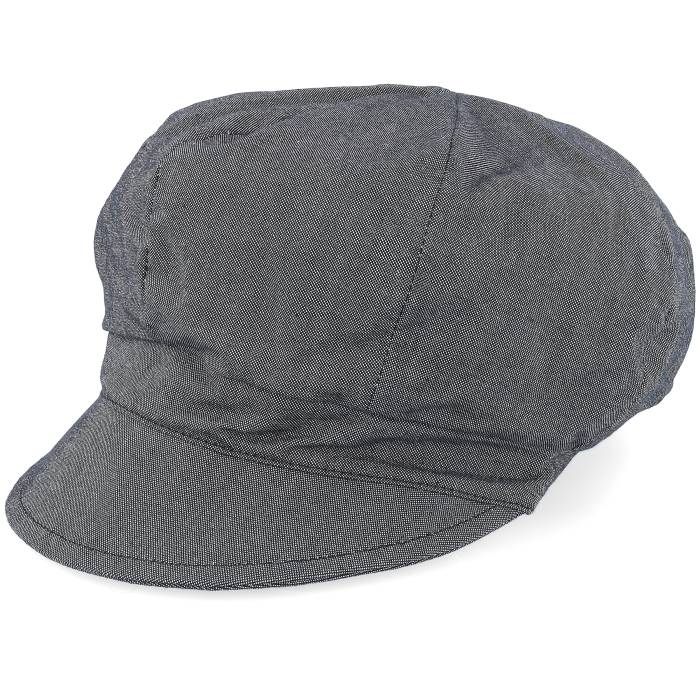 【★百貨店SALE★6/11十二時2時迄】Seeberger 【 Chambray Fabric Cap Black Vega Cap Women Black 】 旗がしら かぶり笠 黒いこと 黒いこと ベガ・ヴェガ レディース 黒いこと 黒いこと