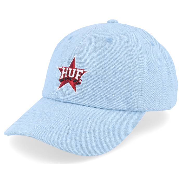 ハフ Huf 【 All Star 6 Panel Cv Hat Light Blue Dad Cap Men Blue 】 青色 ブルー キャップ 帽子 メンズ 青色 ブルー