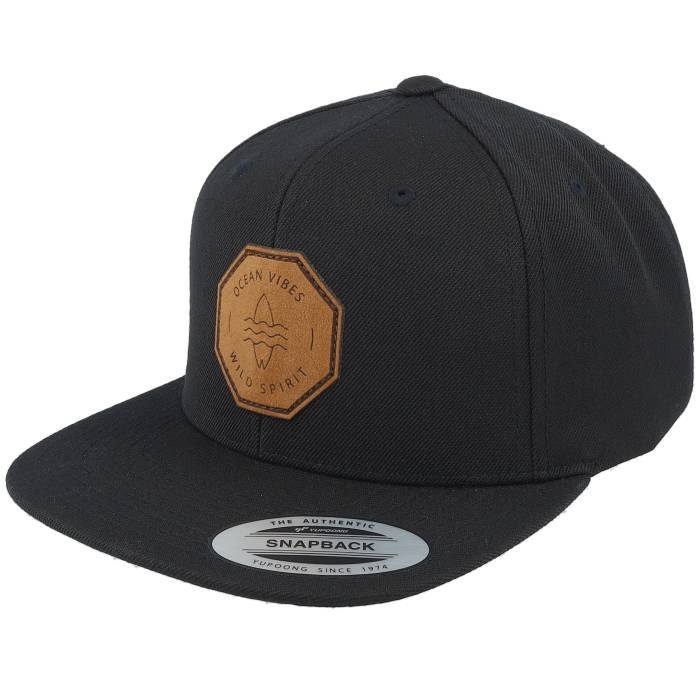 Wild Spirit 【 Ocean Vibes Engraved Patch Black Snapback Men Black 】 黒色 ブラック Snapback スナップバック バッグ メンズ 黒色 ブラック|スニケス