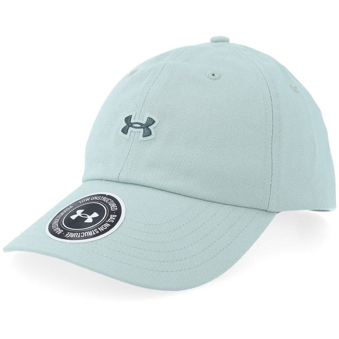 【★百貨店SALE★6/11夜夜中2時迄】アンダーアーマー Under Armour 【 Drive Enamel Blue Dad Cap Women Green 】 青味 青み 旗がしら かぶり笠 レディース green 緑・緑であること