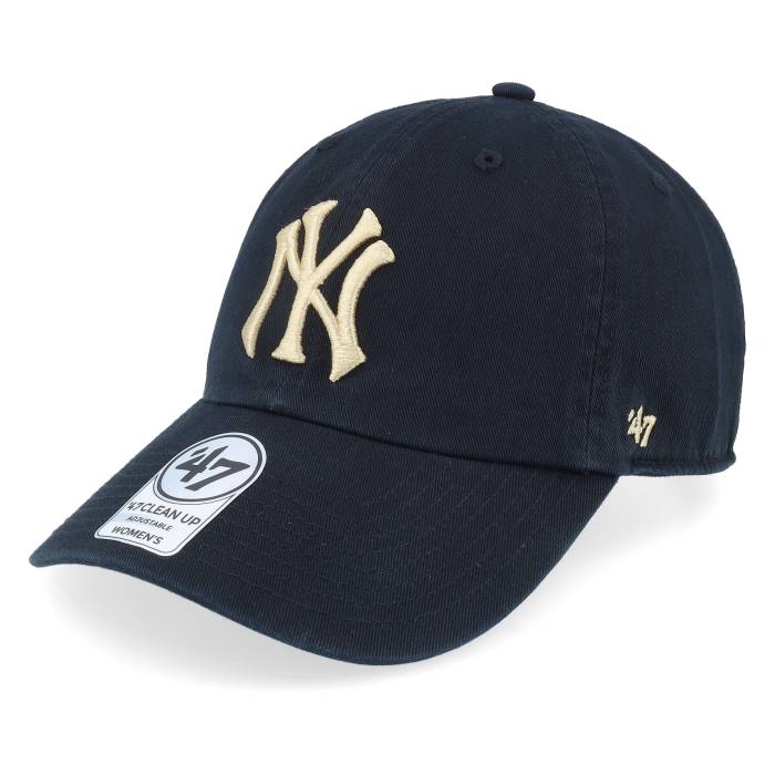 【★百貨店SALE★6/11夜夜中2時迄】フォーティーセブンブランド 47 Brand 【 New York Yankees Bagheera Under Clean Up Black Dad Cap Women Black 】 ヤンキース 黒いこと 黒いこと 旗がしら かぶり笠 レディース 黒いこと 黒いこと