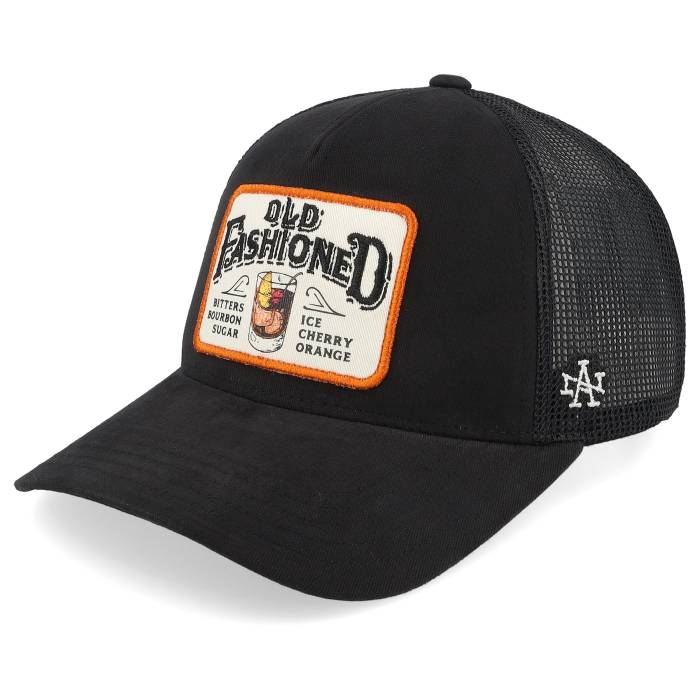 アメリカンニードル American Needle 【 Old Fashion Valin Archive Black A-Frame Trucker Men Black 】 黒色 ブラック トラッカー メンズ 黒色 ブラック｜スニケス