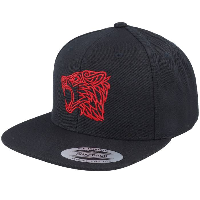 Vikings 【 Viking Wolf Red/Black Snapback Men Black 】 Snapback スナップバック バッグ メンズ 黒色 ブラック|スニケス