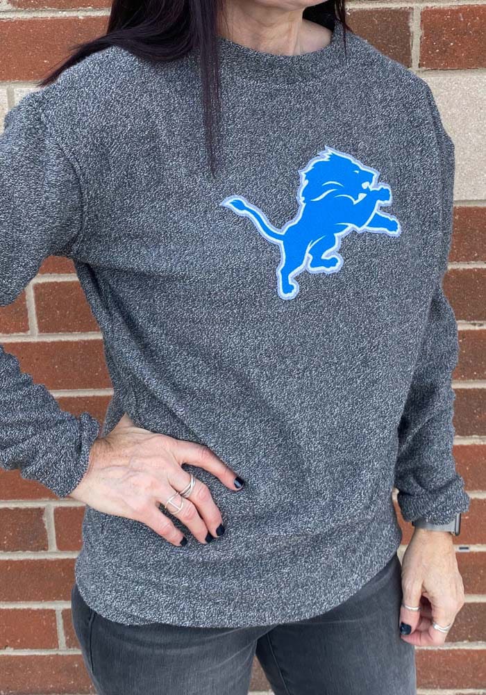 デトロイト ライオンズ レディース 灰色 グレー クルー スウェットシャツ トレーナー スウェットトレーナーshirt 激安な