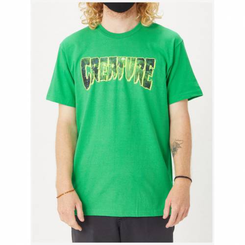 ロゴ Tシャツ 緑 グリーン メンズ Green Creature Space Logo Tshirt Kelly Agoranotizia It