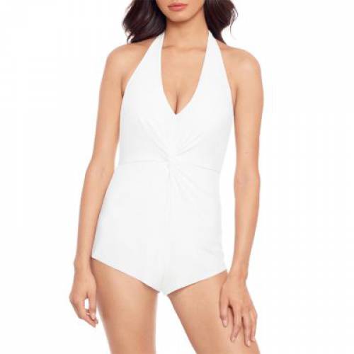 神通力背広 ロンパース 海水着 ソフト 純白 白色 レディース Magicsuit Theresa One Piece Romper Swimsuit Cream White Blackfishmarine Com