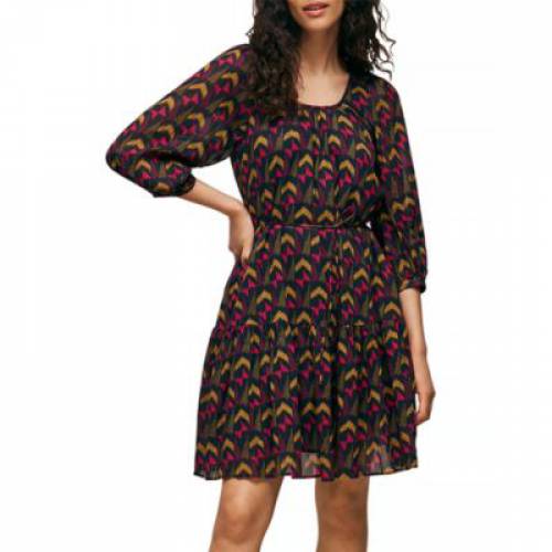 ドレス 黒色 ブラック レディース Whistles Geometric Ikat Trapeze Dress Black Multi 7continents5oceans Com
