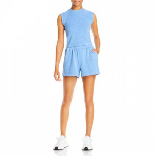 ラグラン タンクトップ スカイ 青色 ブルー レディース Monrow Supersoft Raglan Shoulder Tank Sky Blue Fitzfishponds Com