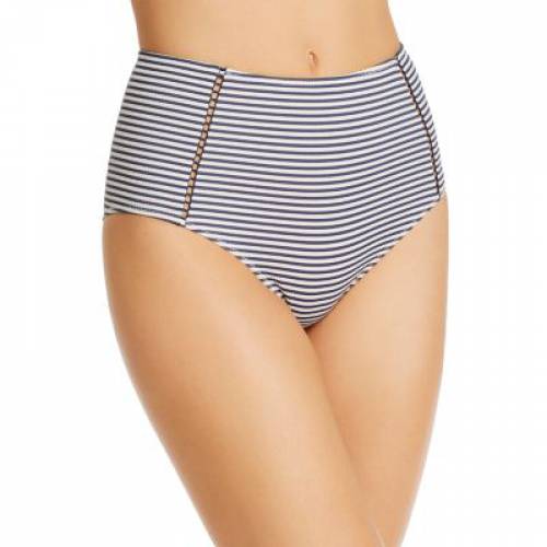 ジョナサン シンカイ ストライプ アズール ズボン ボトムス ビキニトップ 水着 ビキニボトム レディース Stripe Jonathan Simkhai Tia Azure Highwaist Midnight Maf Gov Ws