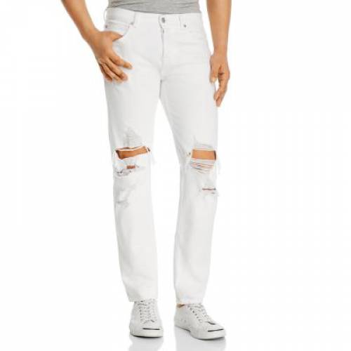 セブンフォーオールマンカインド スキニー ジーンズ 白色 ホワイト メンズ 7 For All Mankind Paxtyn Skinny Fit Jeans In White Fitzfishponds Com