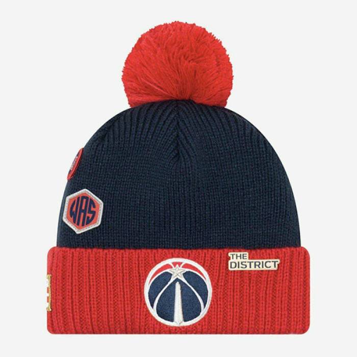 ニューエラ New Era 【 Washington Wizards 2018 Draft Knit Cuffed Knit Nba Hat Mens Navy/Red 】 ワシントン ウィザーズ ニット メンズ 紺色 ネイビー Red 赤・レッド