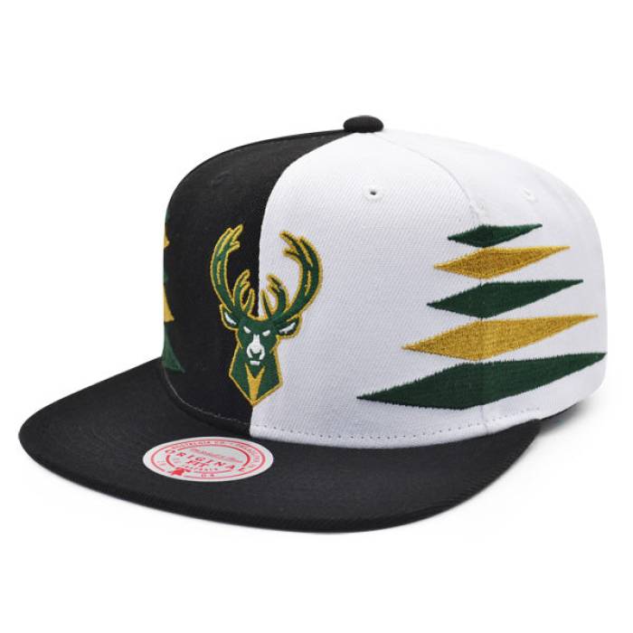 ミッチェル&ネス Mitchell & Ness 【 Milwaukee Bucks Diamond Cut Snapback Nba Hat Mens Green/Gold/Black 】 ミルウォーキー バックス ダイヤモンド Snapback スナップバック バッグ メンズ green 緑・グリーン ゴール|スニケス