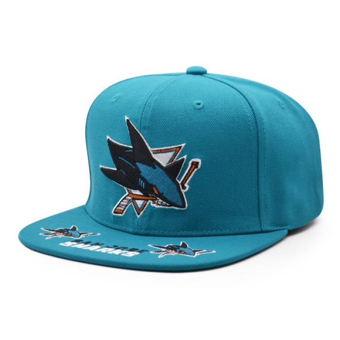 ミッチェル&ネス Mitchell & Ness 【 San Jose Sharks Nhl Hat Trick Snapback Adjustable Hat Mens Teal/Black 】 シャークス Snapback スナップバック バッグ メンズ 黒色 ブラック｜スニケス 15,620円