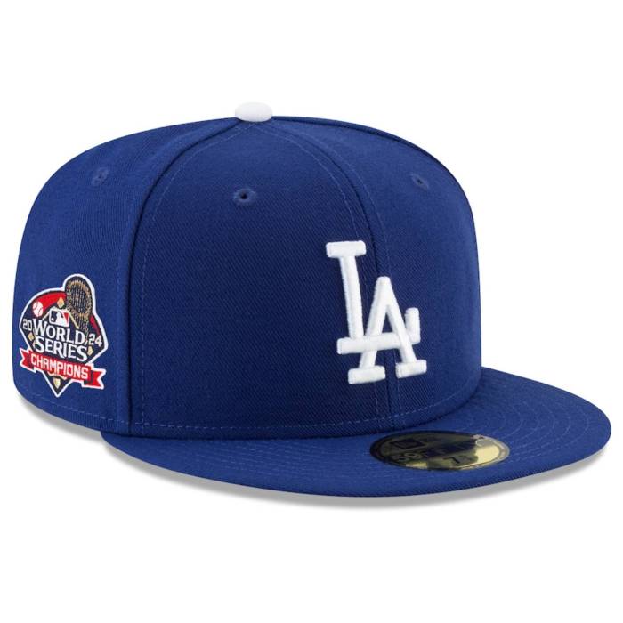 ニューエラ New Era 【 Los Angeles Dodgers 2024 World Series Champion 59Fifty Fitted Hat Mens Royal 】 ドジャース シリーズ チャンピオン メンズ｜スニケス