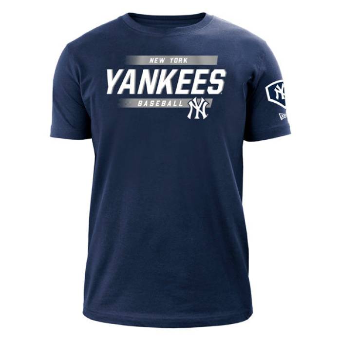 ニューエラ New Era 【 New York Yankees Home Run Short Sleeve Mlb T-Shirt Mens Navy 】 ヤンキース ラン Sleeve スリーブ Tシャツ メンズ 紺色 ネイビー