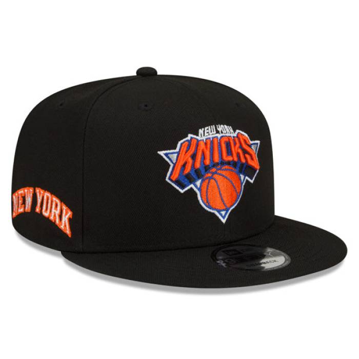 ニューエラ New Era 【 New York Knicks Nba 2022 City Edition Alternate 59Fifty Fitted Hat Mens Black/Orange 】 ニックス シティ メンズ 黒色 ブラック orange 橙・オレンジ｜スニケス