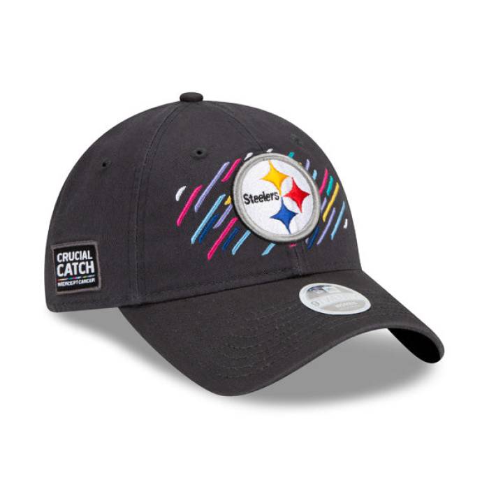 ニューエラ New Era 【 Pittsburgh Steelers Women's 2021 Nfl Crucial Catch 9Twenty Adjustable Hat Mens Charcoal 】 ピッツバーグ スティーラーズ レディース NFL メンズ チャコール|スニケス