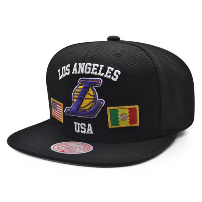 ミッチェル&ネス Mitchell & Ness 【 Los Angeles Lakers City Pride Snapback Nba Hat Mens Black 】 Lakers レイカーズ シティ Snapback スナップバック バッグ メンズ 黒色 ブラック|スニケス