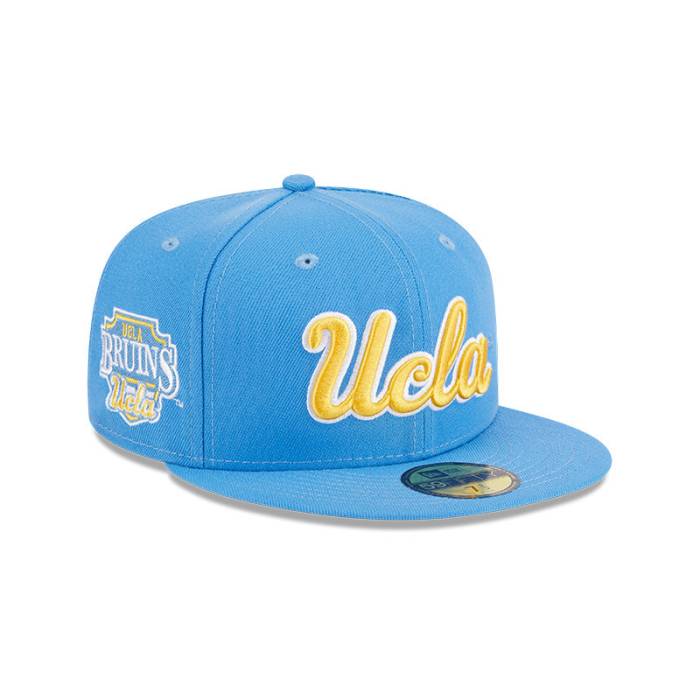 ニューエラ New Era 【 Ucla Bruins Ncaa Side Hit 59Fifty Fitted Hat Mens Ucla Blue 】 カルフォルニア ブルーインズ メンズ カルフォルニア 青色 ブルー｜スニケス