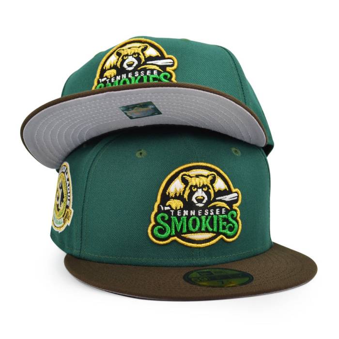 ニューエラ New Era 【 Tennessee Smokies Southern League Exclusive 59Fifty Fitted Hat Mens Green/Brown 】 テネシー メンズ green 緑・グリーン 茶色 ブラウン｜スニケス